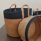 Kigali Cesta Decorativa Organizadora Cachepô Fibra Natural 3