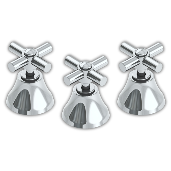 Kit3 Acabamento Registro C31 Metal Gaveta Pressão