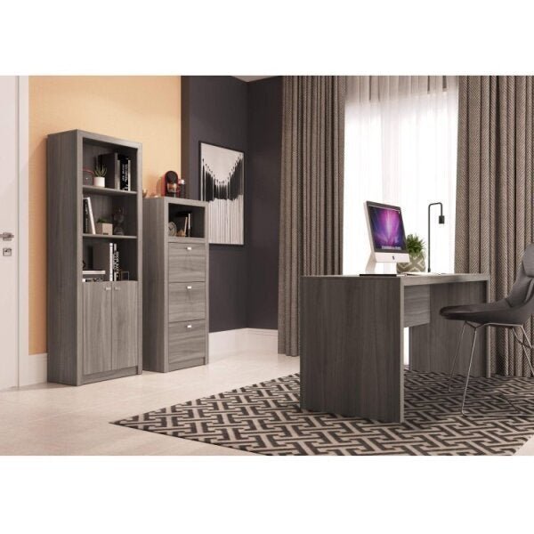 Kit 3 Peças Com Escrivaninha, Armário E Gaveteiro Atacama Esp