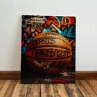 Kit3 Quadro Decorativo Basquete Bola Cesta Tênis Quarto Sala