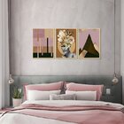 Kit3 Quadros Decorativos De Corredor Moldura Caixa Feminino G