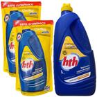 Kit 01 Hth Clarificante Maxfloc 1l + 02 Maxfloc Refil 900ml