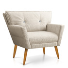 Kit 01 Namoradeira 02 Lugares E 01 Poltrona Anitta Com Strass