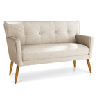 Kit 01 Namoradeira 02 Lugares E 01 Poltrona Anitta Linho Arei