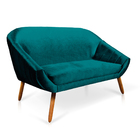 Kit 01 Namoradeira 02 Lugares E 01 Poltrona Giovana Acetinado