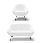 Kit 01 Namoradeira 02 Lugares E 01 Poltrona Giovana Corano Br