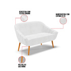 Kit 01 Namoradeira 02 Lugares E 01 Poltrona Giovana Corano Pé