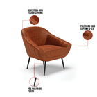 Kit 01 Namoradeira 02 Lugares E 01 Poltrona Giovana Corano Pé