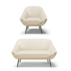 Kit 01 Namoradeira 02 Lugares E 01 Poltrona Giovana Corino Be