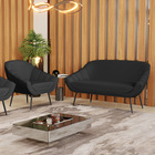 Kit 01 Namoradeira 02 Lugares E 01 Poltrona Giovana Corino Pé