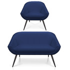 Kit 01 Namoradeira 02 Lugares E 01 Poltrona Giovana Corino Pé