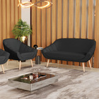 Kit 01 Namoradeira 02 Lugares E 01 Poltrona Giovana Corino Pé