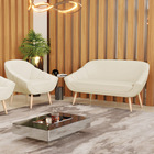 Kit 01 Namoradeira 02 Lugares E 01 Poltrona Giovana Linho Beg