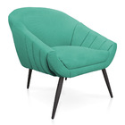 Kit 01 Namoradeira 02 Lugares E 01 Poltrona Giovana Linho Pés