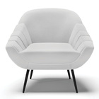 Kit 01 Namoradeira 02 Lugares E 01 Poltrona Giovana Linho Pés