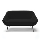 Kit 01 Namoradeira 02 Lugares E 01 Poltrona Giovana Linho Pés