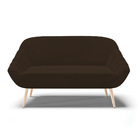 Kit 01 Namoradeira 02 Lugares E 01 Poltrona Giovana Suede Pés