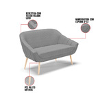 Kit 01 Namoradeira 02 Lugares E 01 Poltrona Giovana Veludo Lu