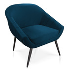 Kit 01 Namoradeira 02 Lugares E 01 Poltrona Giovana Veludo Pé