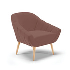 Kit 01 Namoradeira 02 Lugares E 01 Poltrona Giovana Veludo Pé