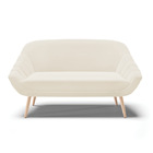 Kit 01 Namoradeira 02 Lugares E 01 Poltrona Giovana Veludo Pé