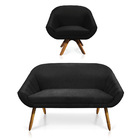 Kit 01 Namoradeira 02 Lugares E 01 Poltrona Giratória Giovana