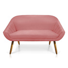 Kit 01 Namoradeira 02 Lugares E 01 Poltrona Giratória Giovana