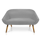 Kit 01 Namoradeira 02 Lugares E 01 Poltrona Giratória Giovana