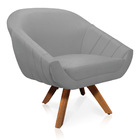 Kit 01 Namoradeira 02 Lugares E 01 Poltrona Giratória Giovana