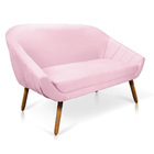 Kit 01 Namoradeira 02 Lugares E 01 Poltrona Giratória Giovana