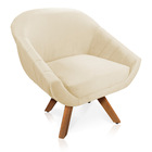 Kit 01 Namoradeira 02 Lugares E 01 Poltrona Giratória Giovana