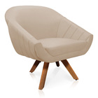 Kit 01 Namoradeira 02 Lugares E 01 Poltrona Giratória Giovana