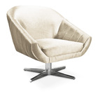 Kit 01 Namoradeira 02 Lugares E 01 Poltrona Giratória Giovana