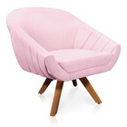 Kit 01 Namoradeira 02 Lugares E 01 Poltrona Giratória Giovana