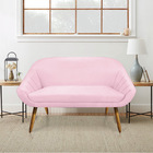 Kit 01 Namoradeira 02 Lugares E 01 Poltrona Giratória Giovana