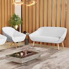 Kit 01 Namoradeira 02 Lugares E 01 Poltrona Giratória Giovana