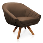 Kit 01 Namoradeira 02 Lugares E 01 Poltrona Giratória Giovana