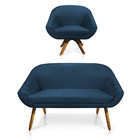 Kit 01 Namoradeira 02 Lugares E 01 Poltrona Giratória Giovana