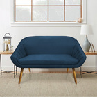 Kit 01 Namoradeira 02 Lugares E 01 Poltrona Giratória Giovana