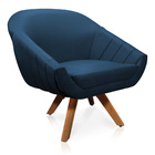 Kit 01 Namoradeira 02 Lugares E 01 Poltrona Giratória Giovana