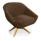 Kit 01 Namoradeira 02 Lugares E 01 Poltrona Giratória Giovana