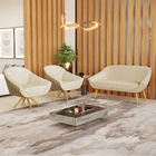 Kit 01 Namoradeira 02 Lugares E 01 Poltrona Giratória Giovana