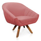 Kit 01 Namoradeira 02 Lugares E 01 Poltrona Giratória Giovana