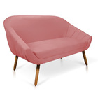 Kit 01 Namoradeira 02 Lugares E 01 Poltrona Giratória Giovana