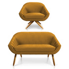 Kit 01 Namoradeira 02 Lugares E 01 Poltrona Giratória Giovana