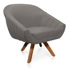 Kit 01 Namoradeira 02 Lugares E 01 Poltrona Giratória Giovana