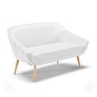 Kit 01 Namoradeira 02 Lugares E 01 Poltrona Giratória Giovana