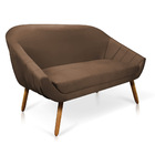 Kit 01 Namoradeira 02 Lugares E 01 Poltrona Giratória Giovana