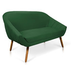 Kit 01 Namoradeira 02 Lugares E 01 Poltrona Giratória Giovana