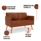 Kit 01 Namoradeira 02 Lugares E 01 Poltrona Mari Corano Base